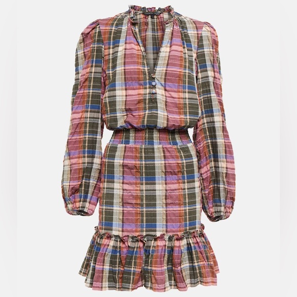 Veronica Beard Multicolor Plaid Dress - Picture 4 of 11